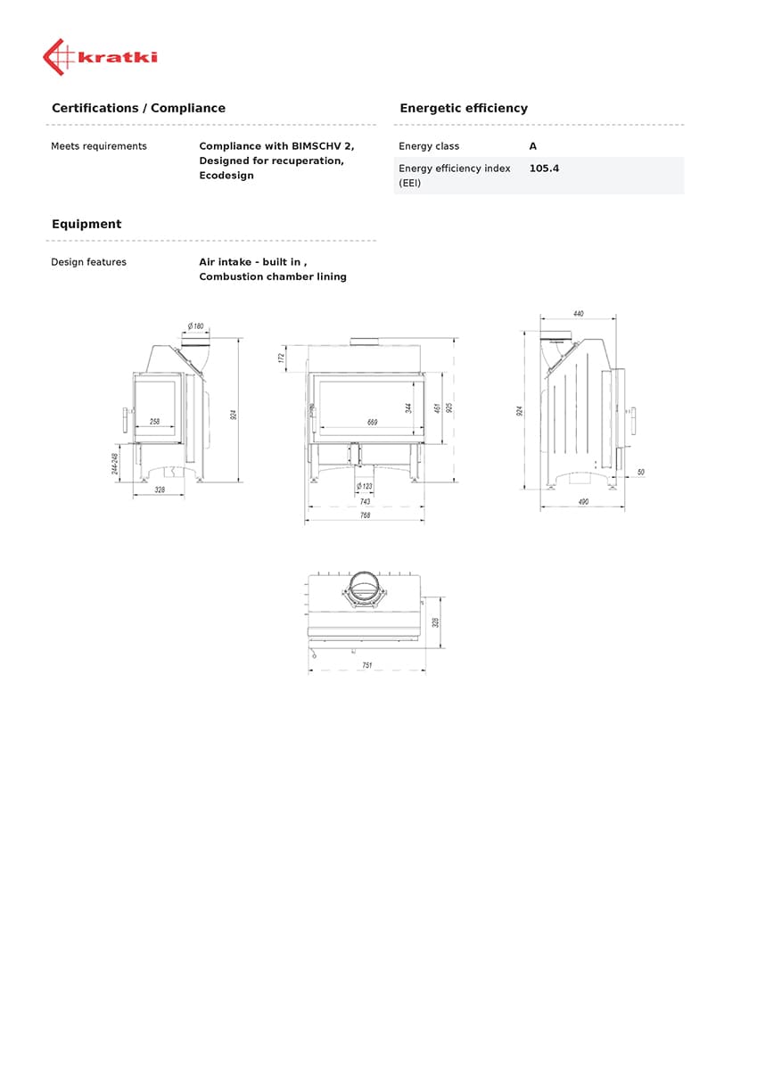 KRATKI ZIBI/P/BS/BLACK ΔΕΞΙΑ ΓΩΝΙΑ ΑΝΟΙΓΟΜΕΝΟ 11KW (100-150M2) ΕΝΕΡΓΕΙΑΚΟ ΤΖΑΚΙ ΑΕΡΟΘΕΡΜΟ ΑΠΟ ΧΑΛΥΒΑ ΜΕ ΜΑΥΡΑ ΚΕΡΑΜΙΚΑ TERMOTEC - 4