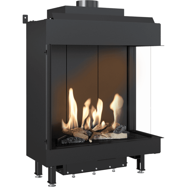 KRATKI LEO/P/76/62/G20 ΔΕΞΙΑ ΓΩΝΙΑ 8,6KW (55-90M2) ΕΝΕΡΓΕΙΑΚΟ ΤΖΑΚΙ ΦΥΣΙΚΟΥ ΑΕΡΙΟΥ - Τζάκια
