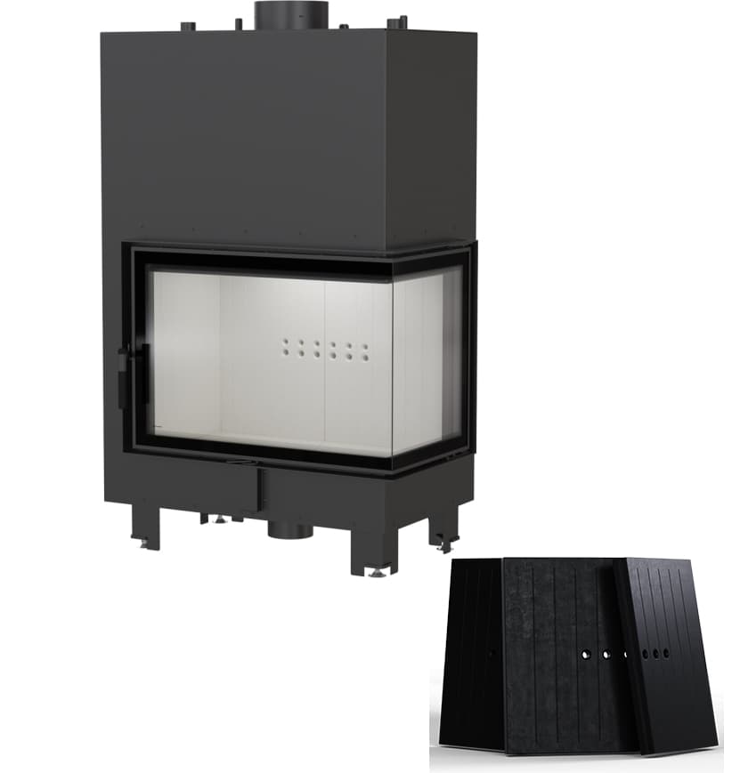 KRATKI MBA/PW/17/P/BS/W/BLACK (A+) ΔΕΞΙΑ ΓΩΝΙΑ ΑΝΟΙΓΟΜΕΝΟ 17KW (100-205M2) ΤΖΑΚΙ ΛΕΒΗΤΑΣ ΚΛΕΙΣΤΟΥ ΔΟΧΕΙΟΥ ΔΙΑΣΤΟΛΗΣ ΜΕ ΜΑΥΡΑ ΚΕΡΑΜΙΚΑ TERMOTEC - Τζάκια