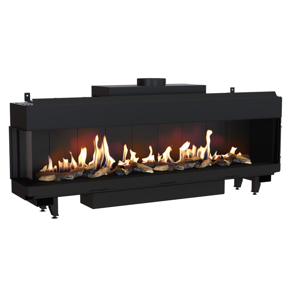 KRATKI LEO/L/200/G31/37MBAR ΑΡΙΣΤΕΡΗ ΓΩΝΙΑ 8,5-17KW (90-180M2) ΕΝΕΡΓΕΙΑΚΟ ΤΖΑΚΙ ΓΚΑΖΙΟΥ - Τζάκια