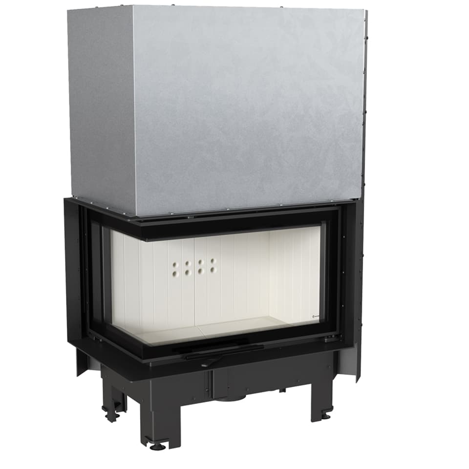 KRATKI MBM/L/BS/G ΑΡΙΣΤΕΡΗ ΓΩΝΙΑ ΣΥΡΟΜΕΝΟ 10KW (110-140M2) ΕΝΕΡΓΕΙΑΚΟ ΤΖΑΚΙ ΑΕΡΟΘΕΡΜΟ ΜΕ ΛΕΥΚΑ ΚΕΡΑΜΙΚΑ TERMOTEC - Τζάκια