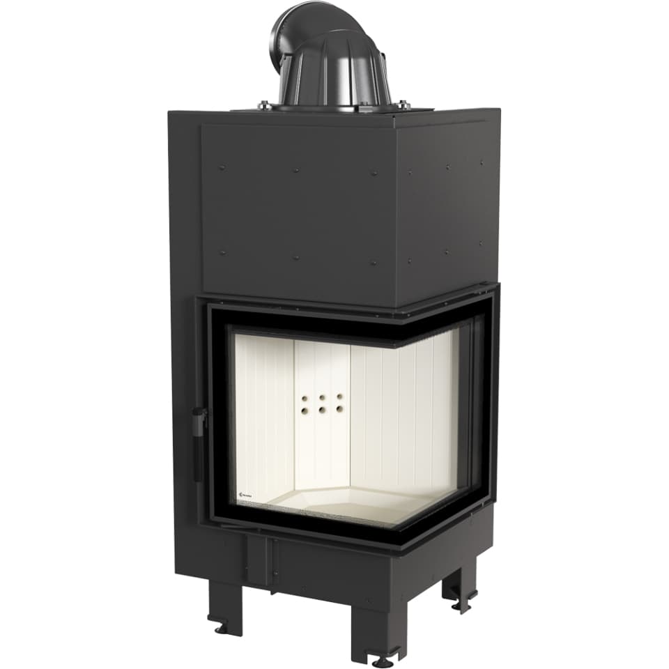 KRATKI MBN/P/BS 8KW ΔΕΞΙΑ ΓΩΝΙΑ ΑΝΟΙΓΟΜΕΝΟ (80-120M2) ΕΝΕΡΓΕΙΑΚΟ ΤΖΑΚΙ ΑΕΡΟΘΕΡΜΟ ΜΕ ΛΕΥΚΑ ΚΕΡΑΜΙΚΑ TERMOTEC - Τζάκια