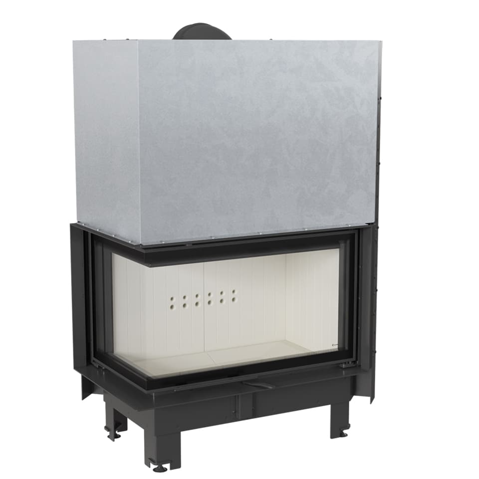 KRATKI MBO/L/BS/G (A+) ΑΡΙΣΤΕΡΗ ΓΩΝΙΑ ΣΥΡΟΜΕΝΟ 15KW (140-180Μ2) ΕΝΕΡΓΕΙΑΚΟ ΤΖΑΚΙ ΑΕΡΟΘΕΡΜΟ ΜΕ ΛΕΥΚΑ ΚΕΡΑΜΙΚΑ TERMOTEC - Τζάκια