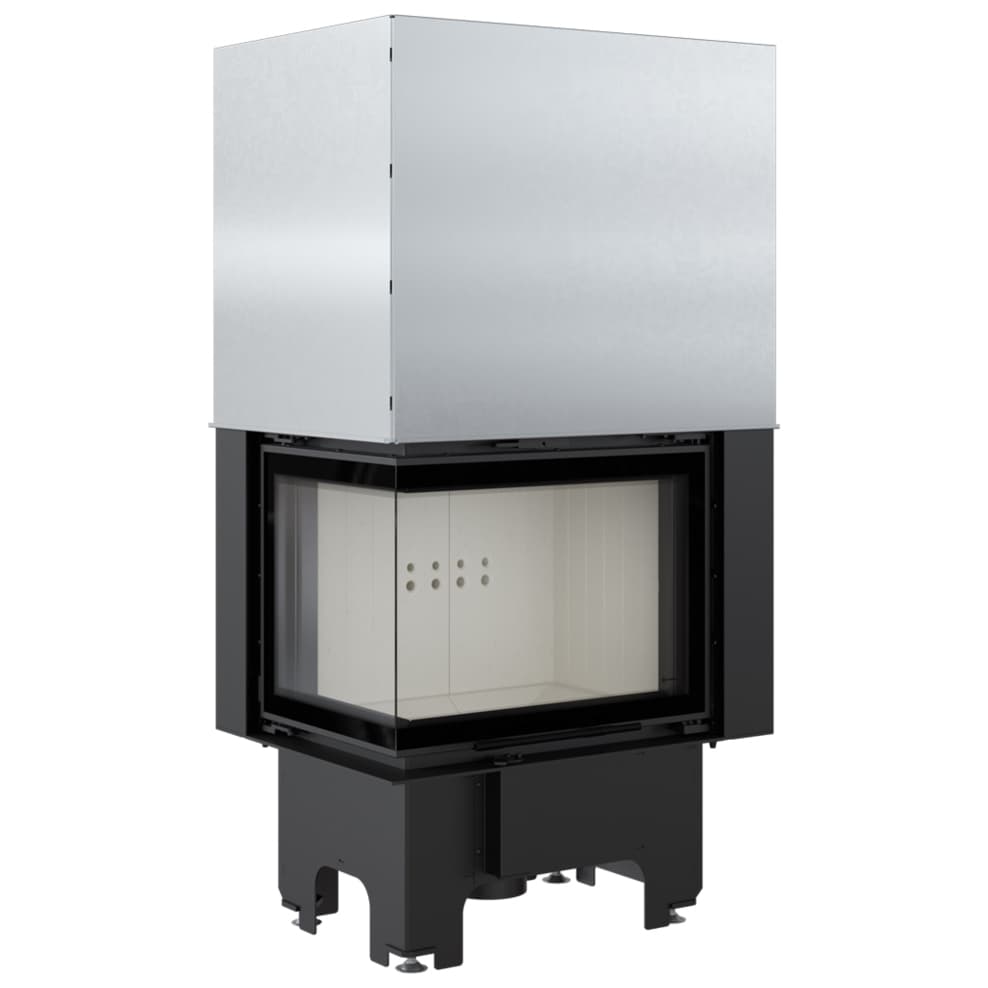 KRATKI VNL/610/430 (A+) ΣΥΡΟΜΕΝΟ ΑΡΙΣΤΕΡΗ ΓΩΝΙΑ 9KW 90-115M2 ΕΝΕΡΓΕΙΑΚΟ ΤΖΑΚΙ ΑΕΡΟΘΕΡΜΟ ΜΕ ΛΕΥΚΑ ΚΕΡΑΜΙΚΑ TERMOTEC - Τζάκια