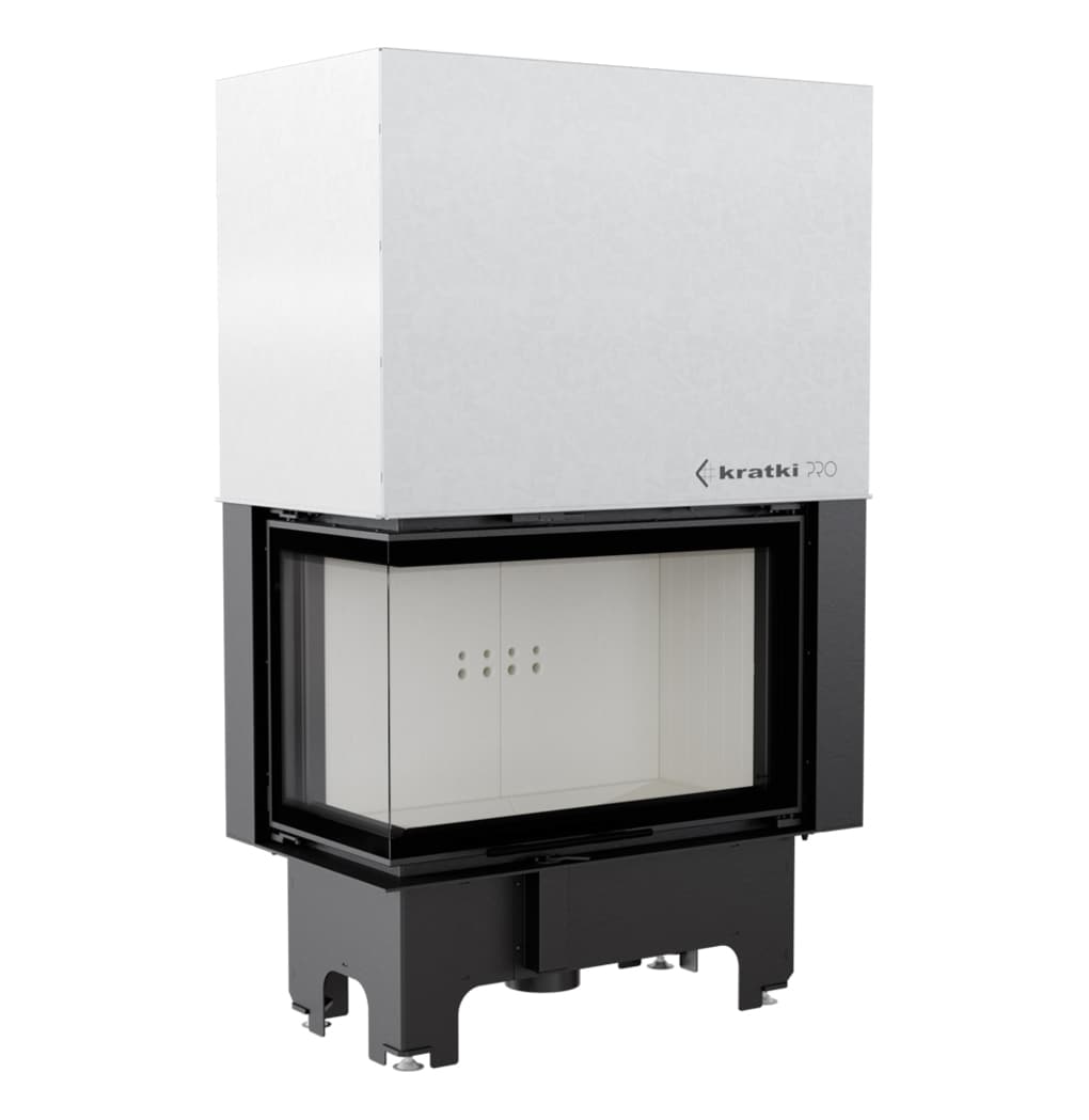 KRATKI VNL/810/410 (A+) ΑΡΙΣΤΕΡΗ ΓΩΝΙΑ ΣΥΡΟΜΕΝΟ 14KW (125 -175M2) ΕΝΕΡΓΕΙΑΚΟ ΤΖΑΚΙ ΑΕΡΟΘΕΡΜΟ ΜΕ ΛΕΥΚΑ ΚΕΡΑΜΙΚΑ TERMOTEC - Τζάκια