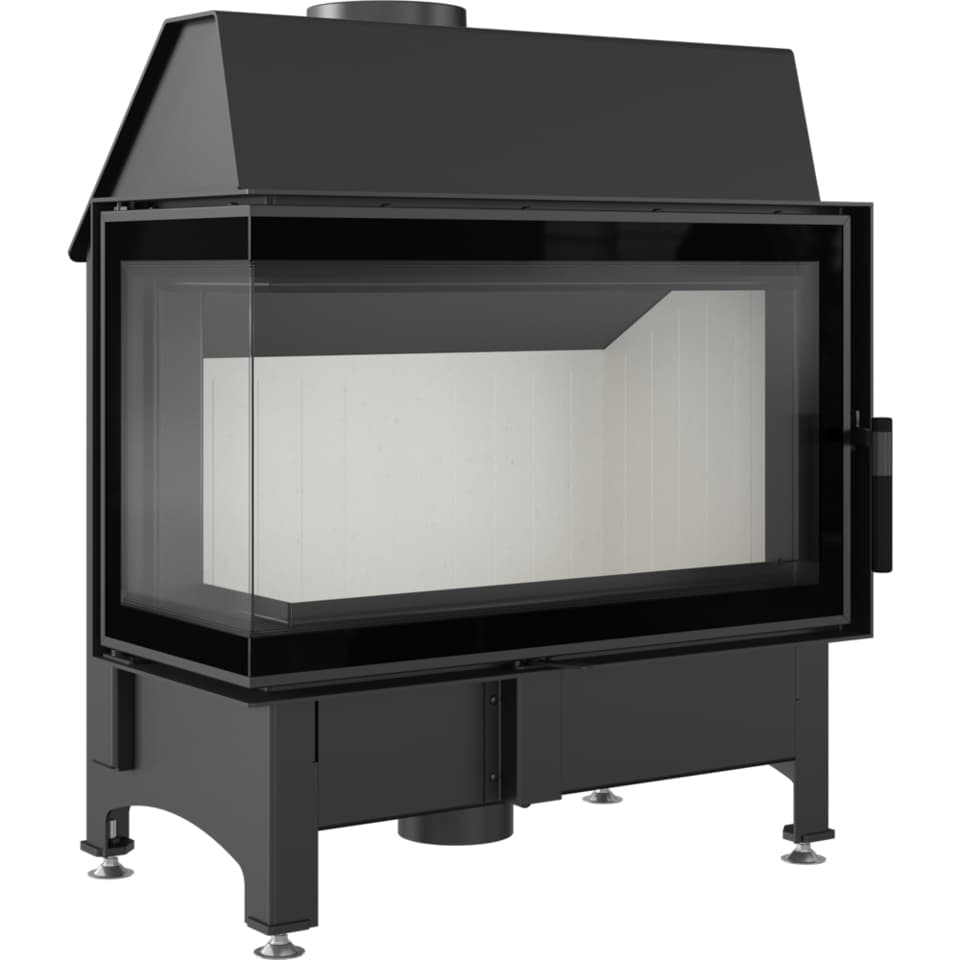 KRATKI ZIBI/L/BS/DECO ΑΡΙΣΤΕΡΗ ΓΩΝΙΑ ΑΝΟΙΓΟΜΕΝΟ 11KW (100-150M2) ΕΝΕΡΓΕΙΑΚΟ ΤΖΑΚΙ ΑΕΡΟΘΕΡΜΟ ΑΠΟ ΧΑΛΥΒΑ ΜΕ ΛΕΥΚΑ ΚΕΡΑΜΙΚΑ TERMOTEC - Τζάκια