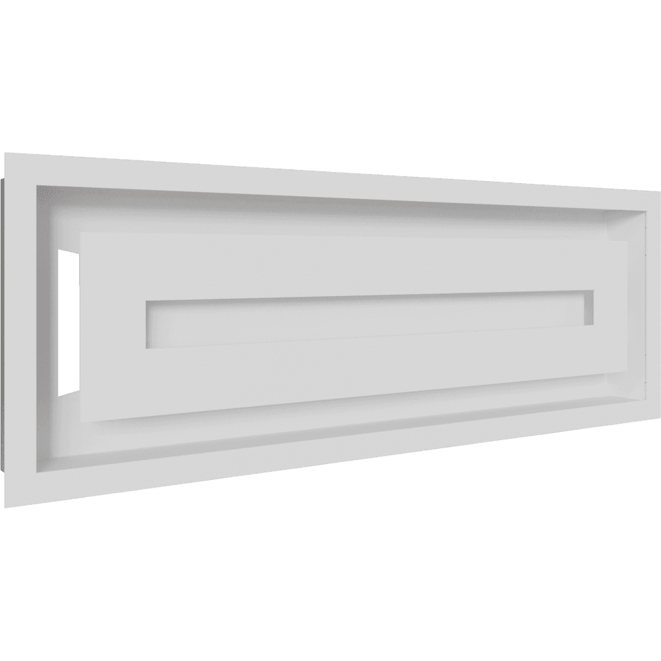 KRATKI ΠΕΡΣΙΔΑ 49B/WIND 17X49CM ΛΕΥΚΗ - Τζάκια