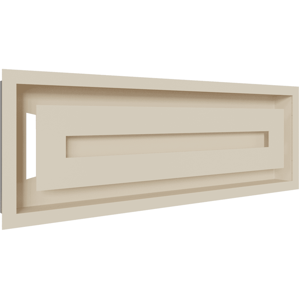 KRATKI ΠΕΡΣΙΔΑ 49K/WIND 17X49CM ΚΡΕΜ - Τζάκια